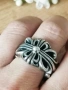 Оригинален сребърен пръстен chrome hearts 18.86гр, снимка 2