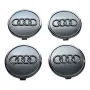 61мм Капачки за джанти АУДИ AUDI А3 А4 А5 А6 2016-2025г. 4M0 601 170 JG3 - ЧЕРНИ, снимка 5