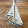 НОВА колекционерска фигурка / фигура  макет на рибарска лодка от резин, снимка 6