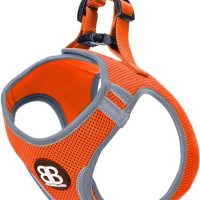 Нагръдник за кучета BullyBillows с дръжка и подплата, отразяващ, оранжев, XL, снимка 1 - За кучета - 44992966