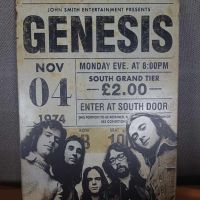 Genesis 4 NOV 1974,Empire Pool,Wembley-метална табела (плакет), снимка 2 - Китари - 45758924