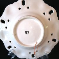 Синя чиния с цветя (Vestal?), снимка 4 - Декорация за дома - 45147857