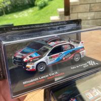 Умален модел - Mitsubishi Lancer Evo IX Rally De Portugal 2009, снимка 6 - Други - 45870649