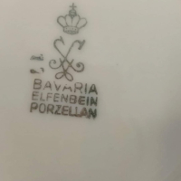 Прекрасни Bavaria elfenbein porcelain , снимка 9 - Сервизи - 44978676