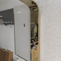 Хидромасажен душ панел от неръждаема стомана в златно А321, Промо цена, снимка 2 - Душ кабини и вани - 27402323
