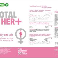 VitPlus - Total HER+ - добавка за здраве и имунитет за жени, 30 блистерни ленти, снимка 2 - Хранителни добавки - 45782856