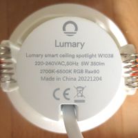 Lumary Smart LED прожектор за вграждане, точков, димируем, снимка 8 - Лед осветление - 45325827