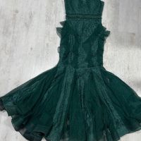 Официална зелена рокля, снимка 3 - Рокли - 45946284