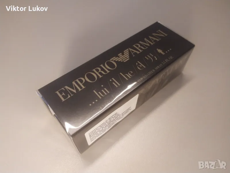 Emporio Armani he / lui / il / el – Тоалетна вода EDT 100 ml, снимка 1