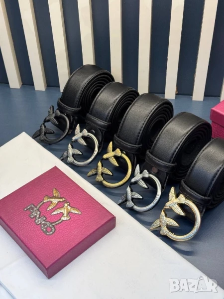 колани от естествена кожа в кутия pinko, снимка 1