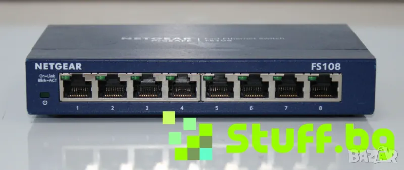 Суич NETGEAR ProSafe FS108, снимка 1