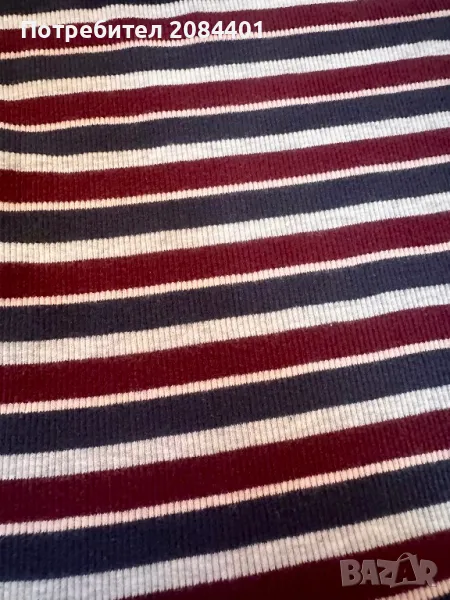 Рипс комплект - къса блуза и пола с висока талия размер ХС - С, снимка 1