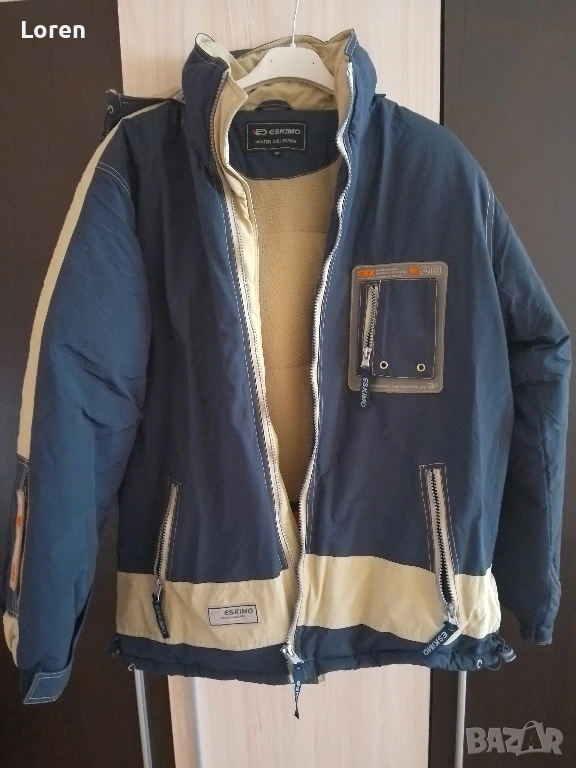 *Eskimo*Плътно ватирано яке с много джобове, снимка 1