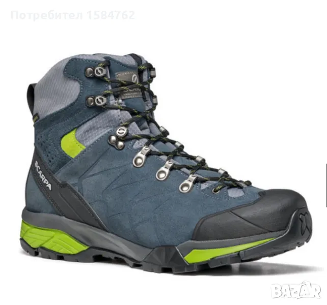 Scarpa ZG Trek GTX Vibram Мъжки Туристически Ловни Обувки 46 Номер Gore Tex, снимка 1