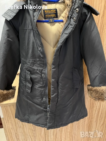 Ново детско зимно яке, с естествена кожа и пълнеж от пух, снимка 1