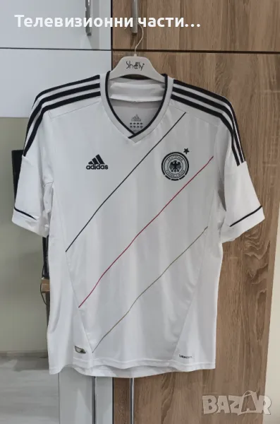 Оригинална футболна тениска фланелка на Германия 2012-2014 домакински екип Adidas X20656 размер L, снимка 1