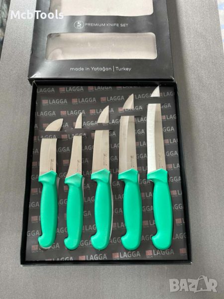 Комплект касапски ножове 5бр. Турски, снимка 1