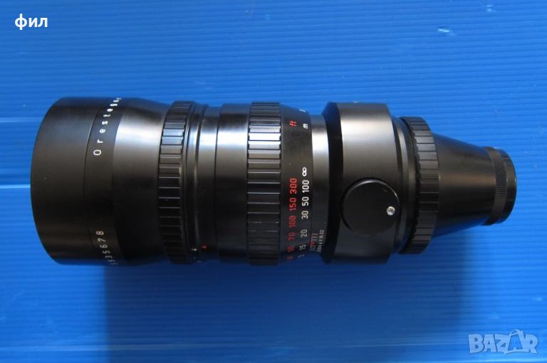 Обективи М42 - 58/2,0 и 300/4 за EOS Canon с адаптер с чип, снимка 1