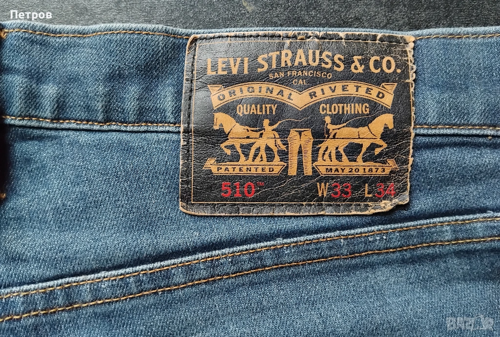 Мъжки дънки LEVI STRAUSS - М, снимка 1
