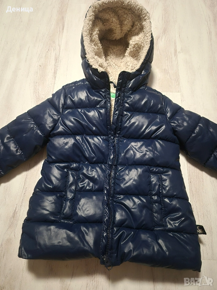 детско топло яке Бенетон , снимка 1