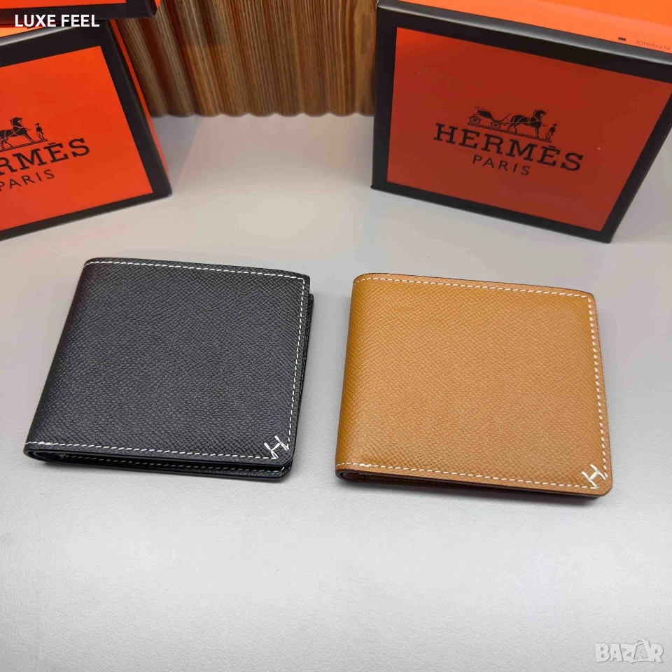 Дамски Портмонета - Естествена Кожа ⚜️ HERMES , снимка 1