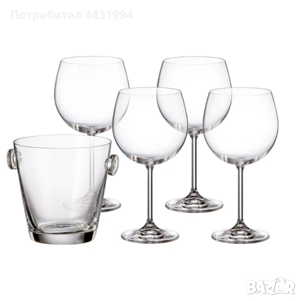 Комплект за коктейл Bohemia Royal Cool 5 части, снимка 1