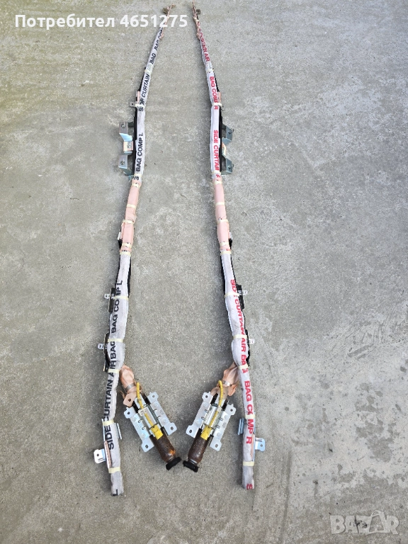 Ляв и десен AIRBAG щора за таван Honda Civic VIII, снимка 1