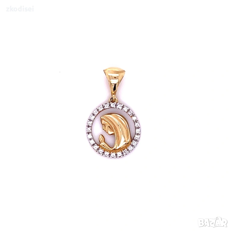 Златен медальон 1,47гр. 14кр. проба:585 модел:35095-2, снимка 1