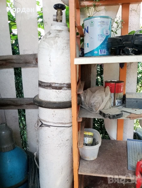 Кислородна и газова бутилка., снимка 1