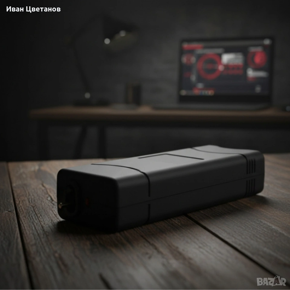 Устройство за самозащита - електрошок 5000K V и LED фенер – компактно, презареждаемо, снимка 1