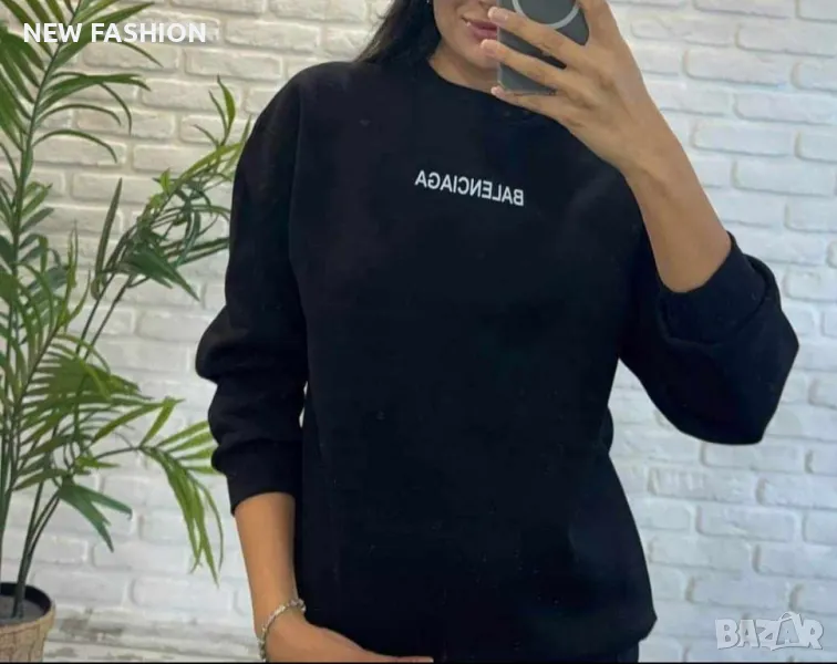 Дамски Памучни Блузи с Дънков Елемен: S-XL : BALENCIAGA , снимка 1