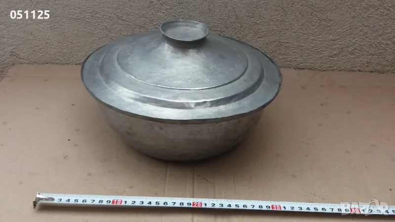 отлична кована възрожденска бакърена тенджера , снимка 1