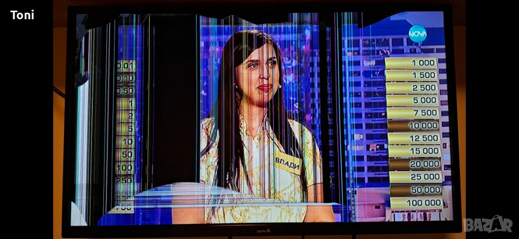 Телевизор Ариели 32 Model: LED-32S214T2 с дефект - за части, снимка 1