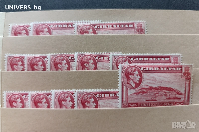 Пощенски марки GIBRALTAR 1938/51г, снимка 1