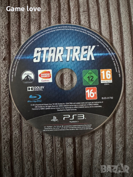 Star Trek ps3 PlayStation 3, снимка 1