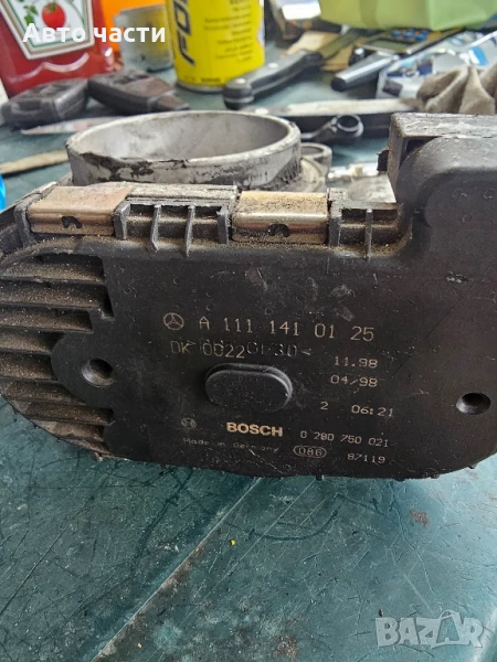 Дросел клапа A1111410125 за MERCEDES-BENZ CLK (C208) Facelift CLK 200 (1997 - 2002), снимка 1