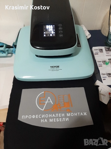 Автоматична термопреса Vevor, снимка 1
