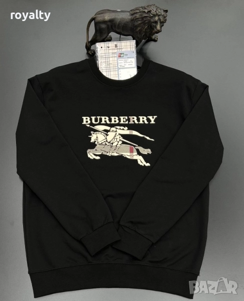 Burberry Черна Мъжка Блуза , снимка 1