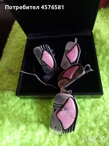 авторски комплект сребро 925, снимка 1