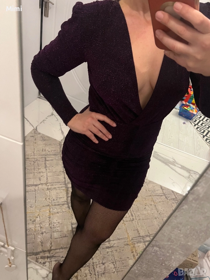 Pull&Bear Секси коктейлна рокля , снимка 1