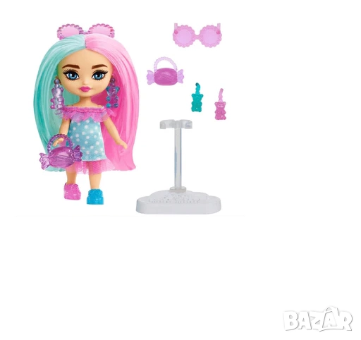 Barbie Extra Mini Minis Кукла 9 см, снимка 1