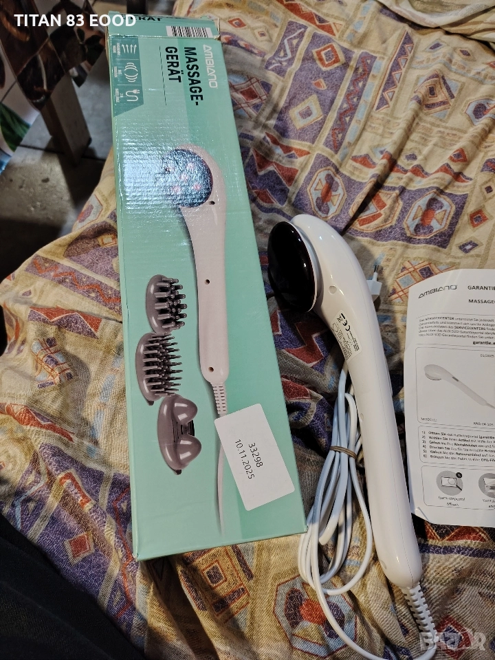 ръчен масажор Ambiano, предназначен за масаж на цялото тяло. , снимка 1