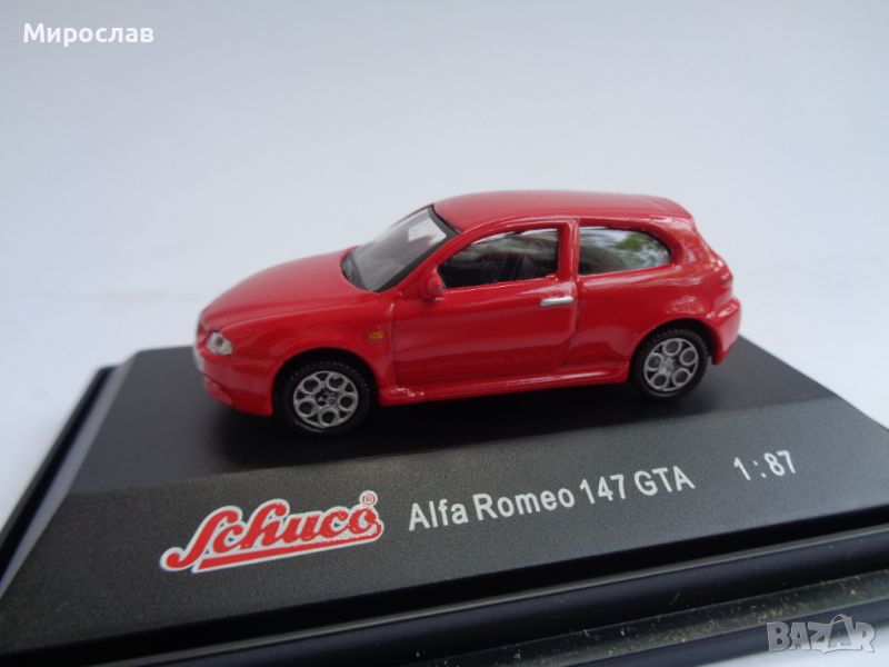  SCHUCO 1:87 H0 ALFA ROMEO 147 ИГРАЧКА КОЛИЧКА МОДЕЛ, снимка 1