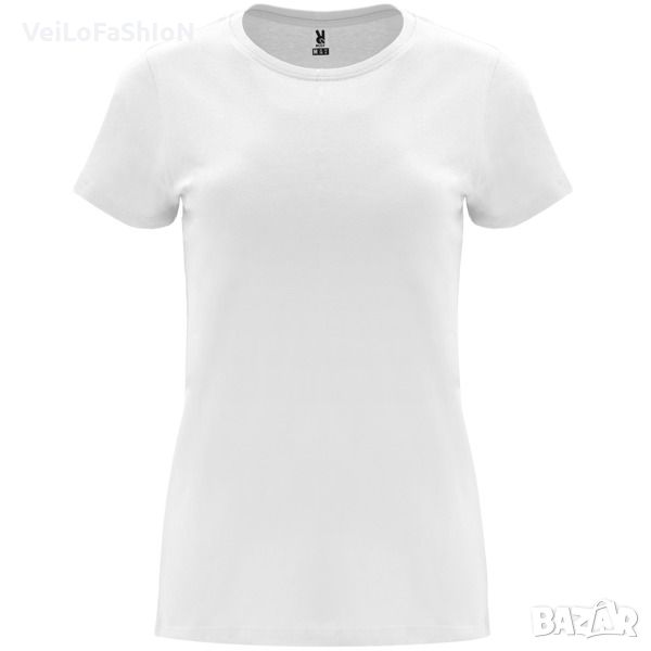 Нова дамска тениска в бял цвят, снимка 1