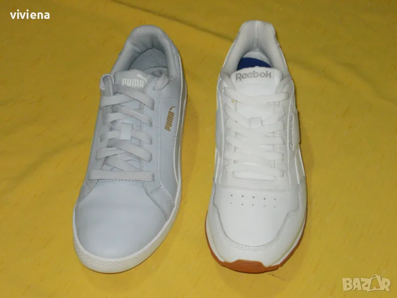 PUMA и REEBOK дамски кецове естествена кожа 38,5, снимка 1