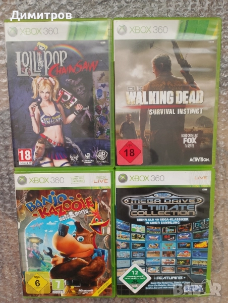 Lollipop,Walking dead,Banjo kazooie, Xbox 360, снимка 1