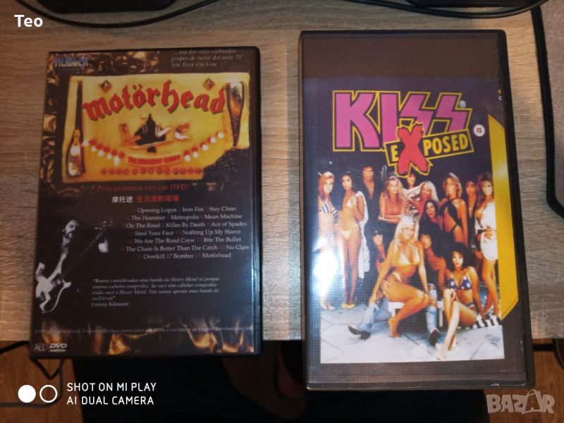 VHS Kiss/Кис и DVD Motorhead/Моторхед, снимка 1
