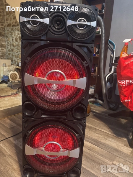 Преносима тонколона Akai-DJ, снимка 1