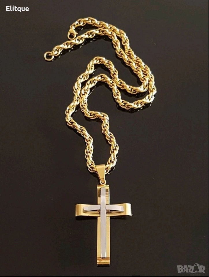 ланец с кръст , снимка 1