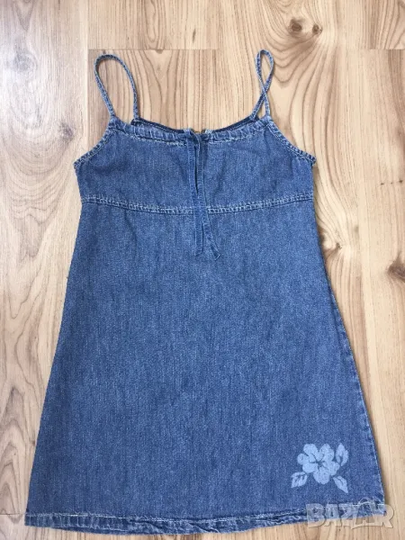 Детска дънкова рокля BENETTON оригинал, size 8г./128см, много запазена, снимка 1